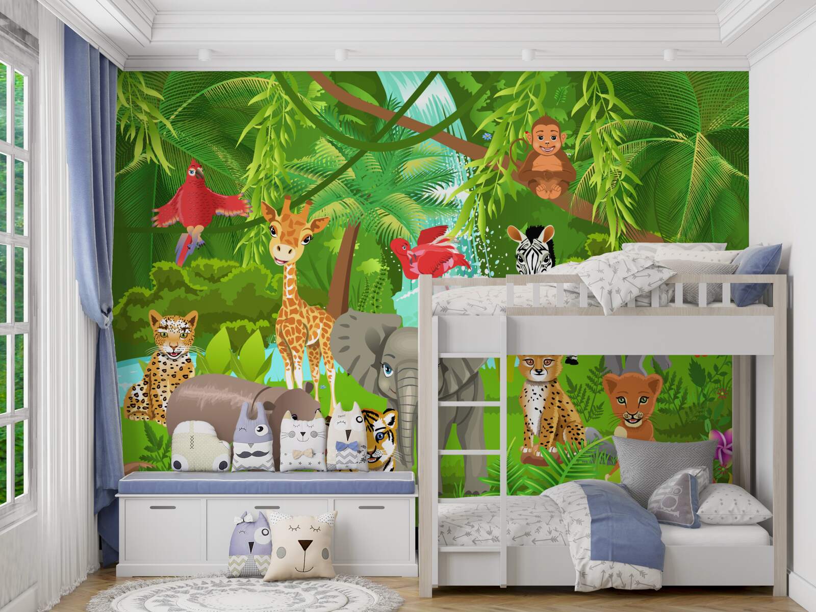 Fotobehang schepsel in de rimboe