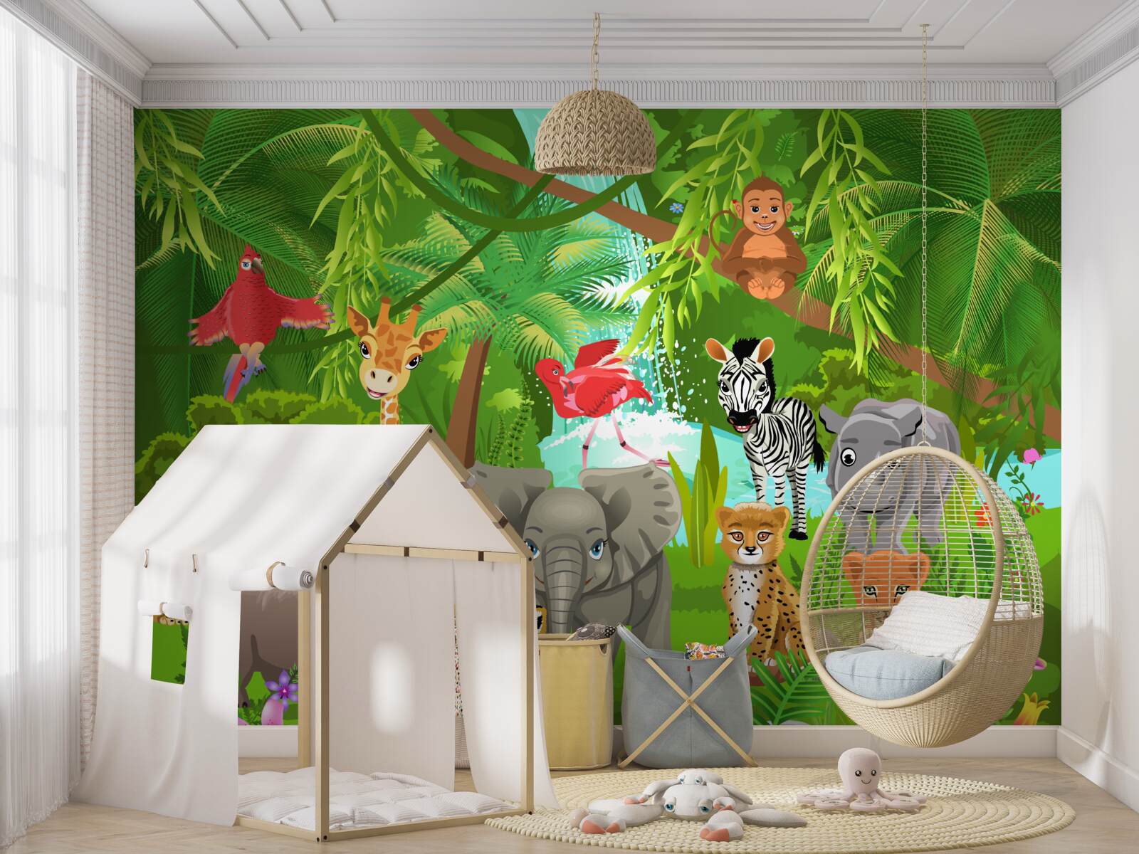 Fotobehang schepsel in de rimboe