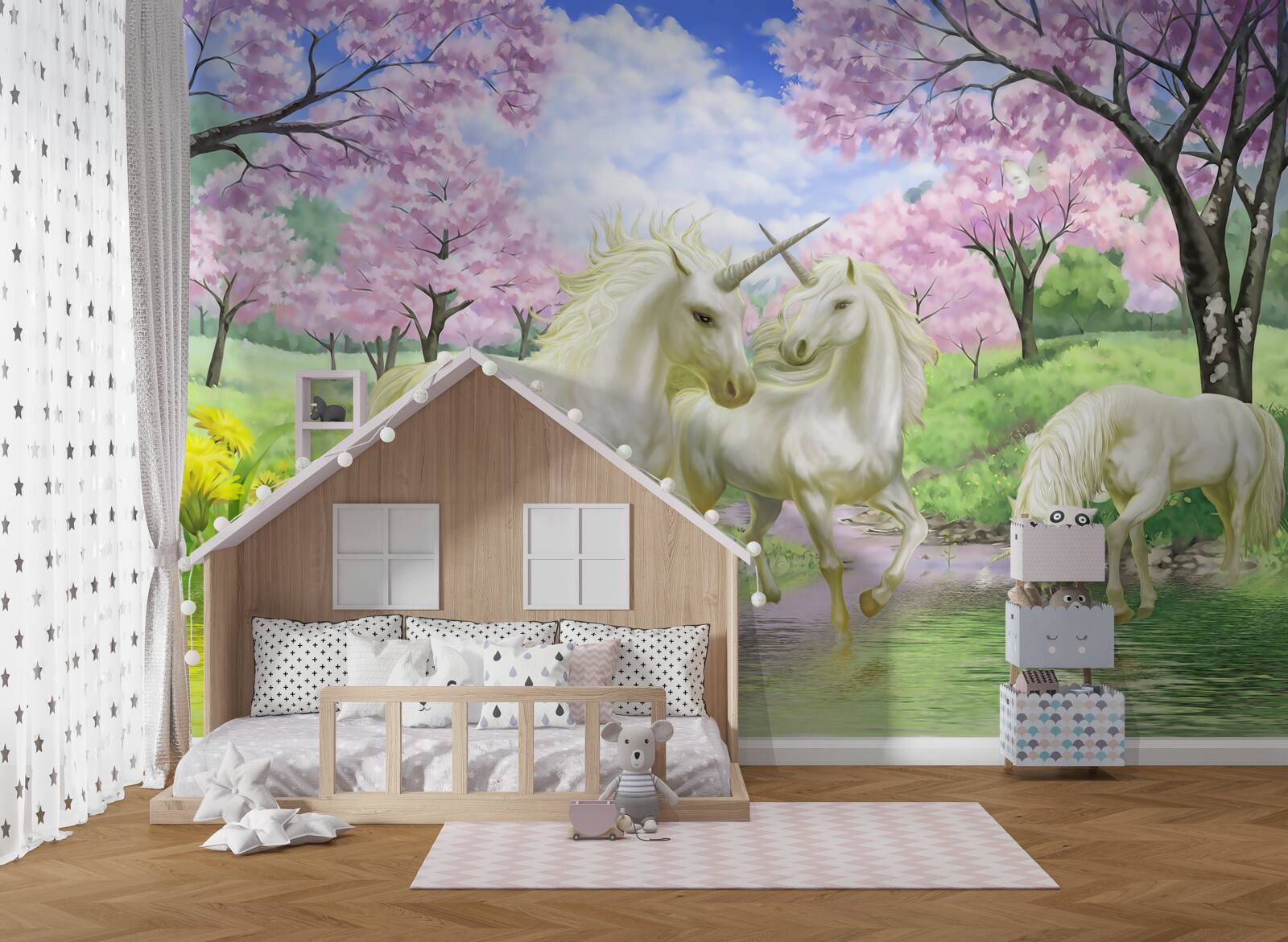 Fotobehang flora, ecina en knop