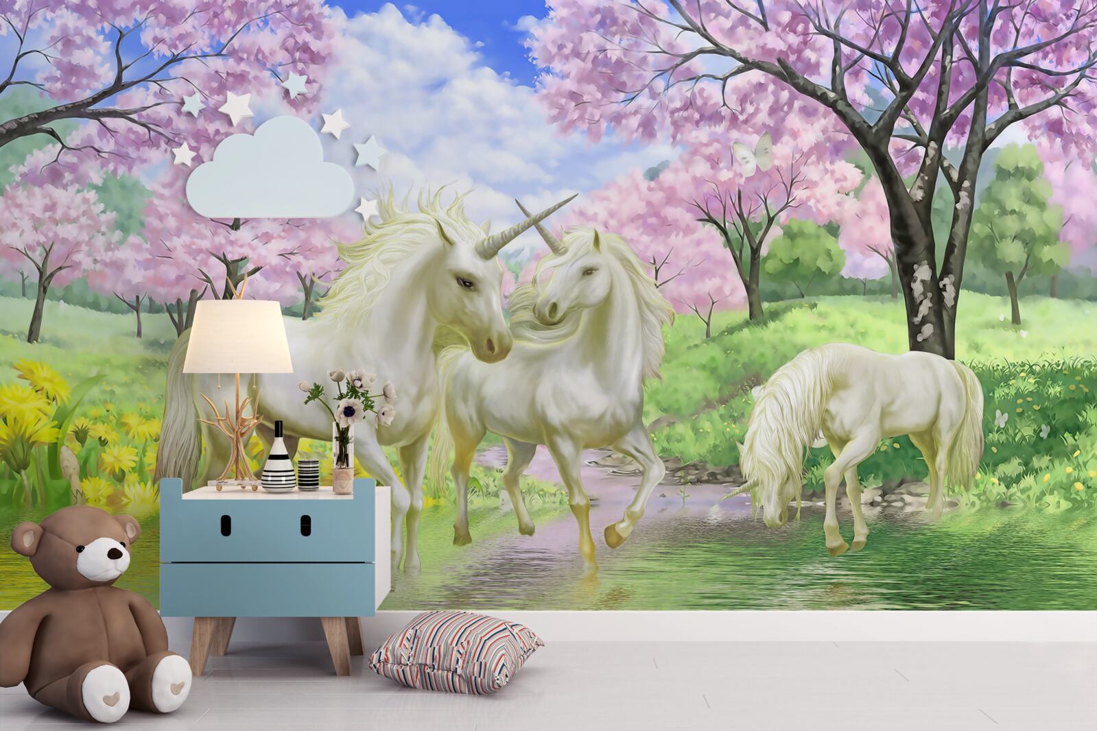 Fotobehang flora, ecina en knop