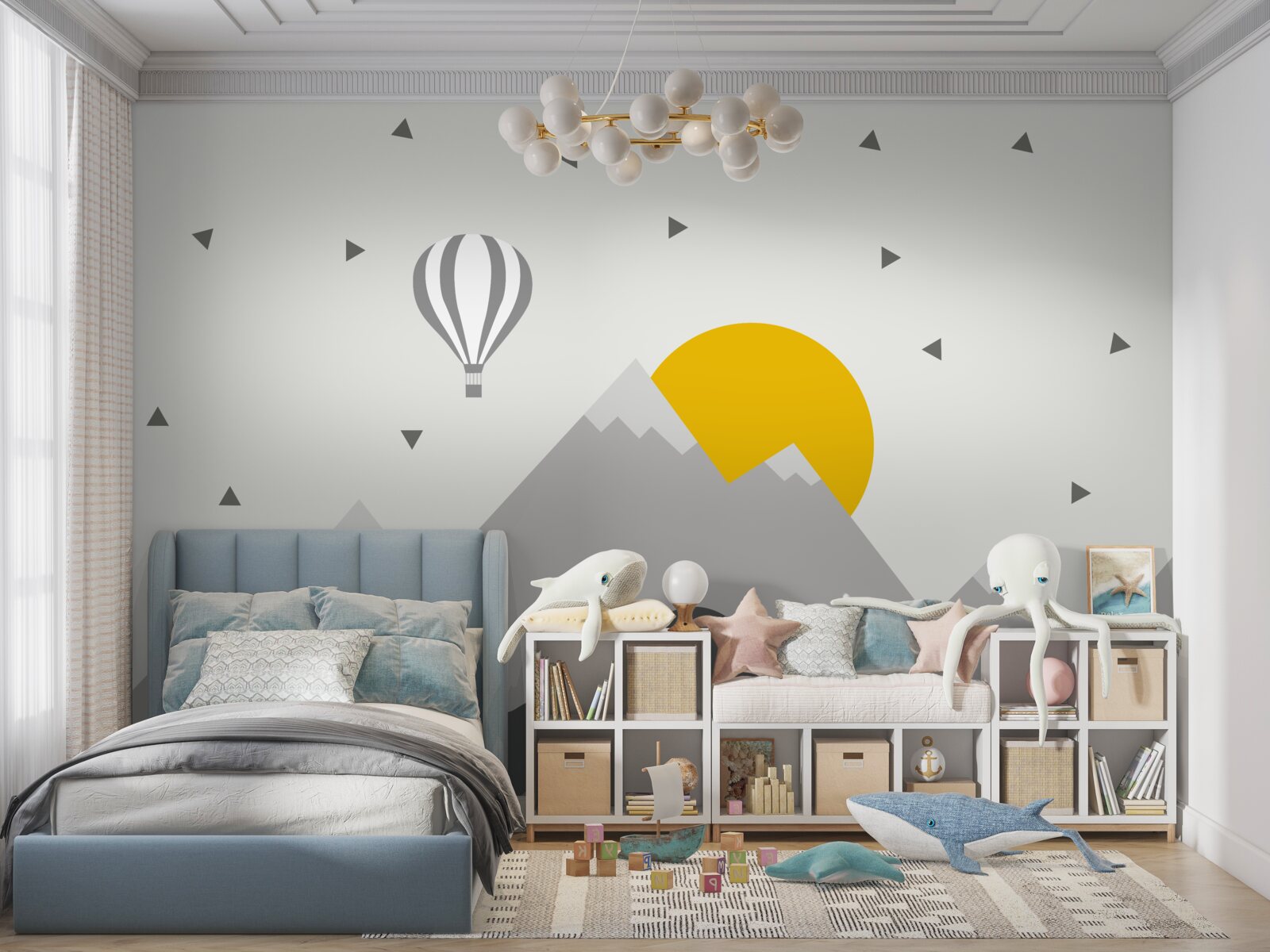 Fotobehang magische toppen