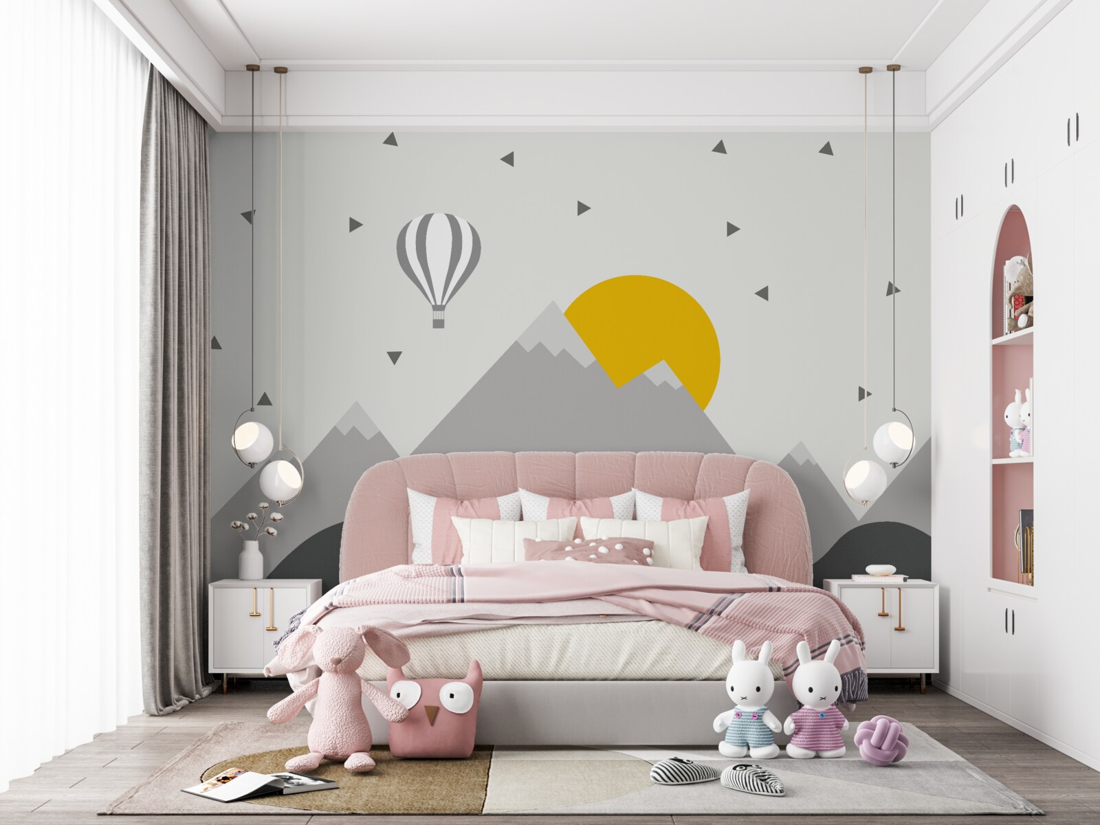 Fotobehang magische toppen