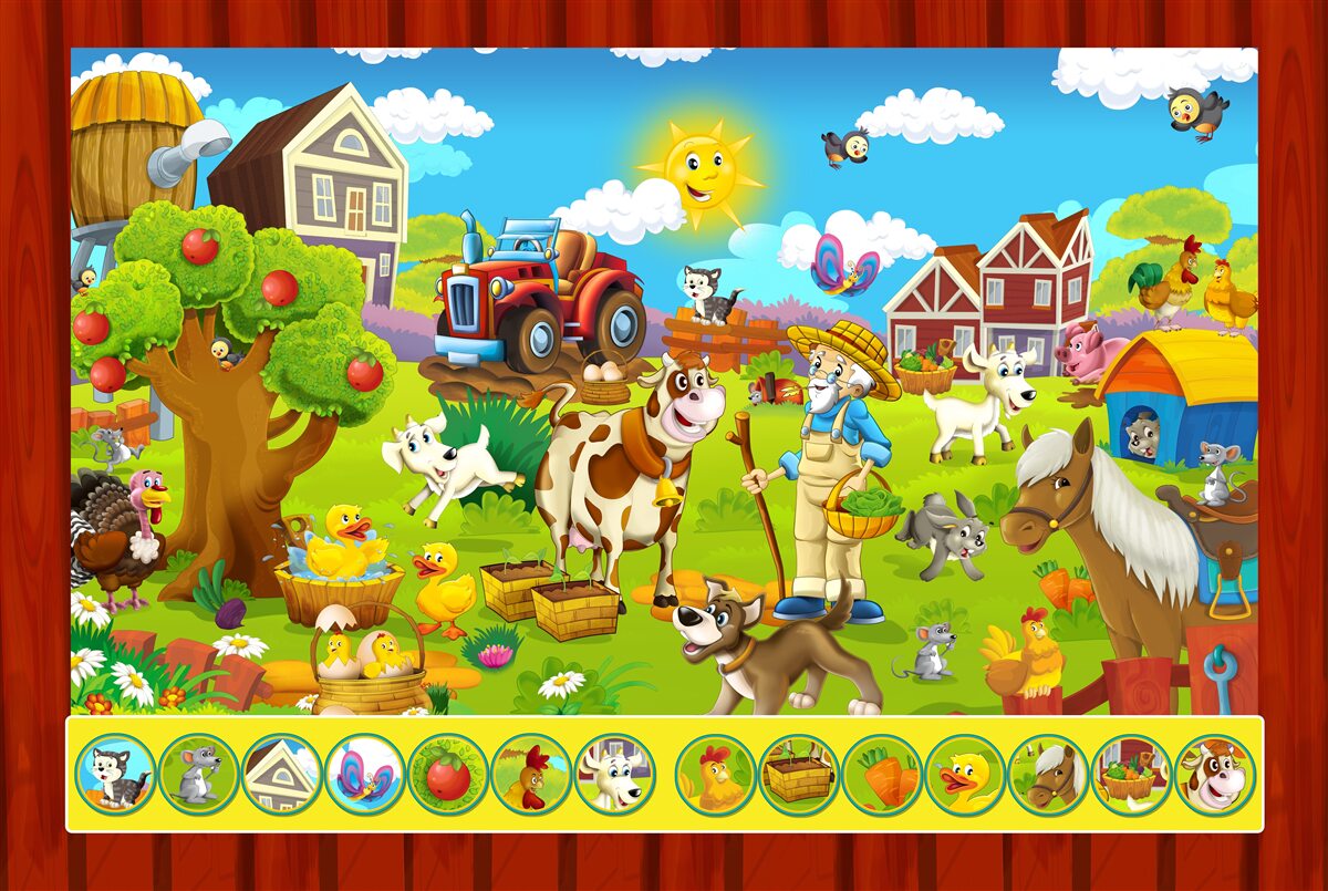 Fotobehang landbouwbedrijf