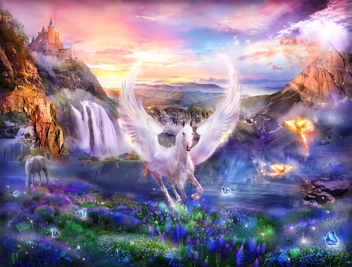 Fotobehang fantastisch paard