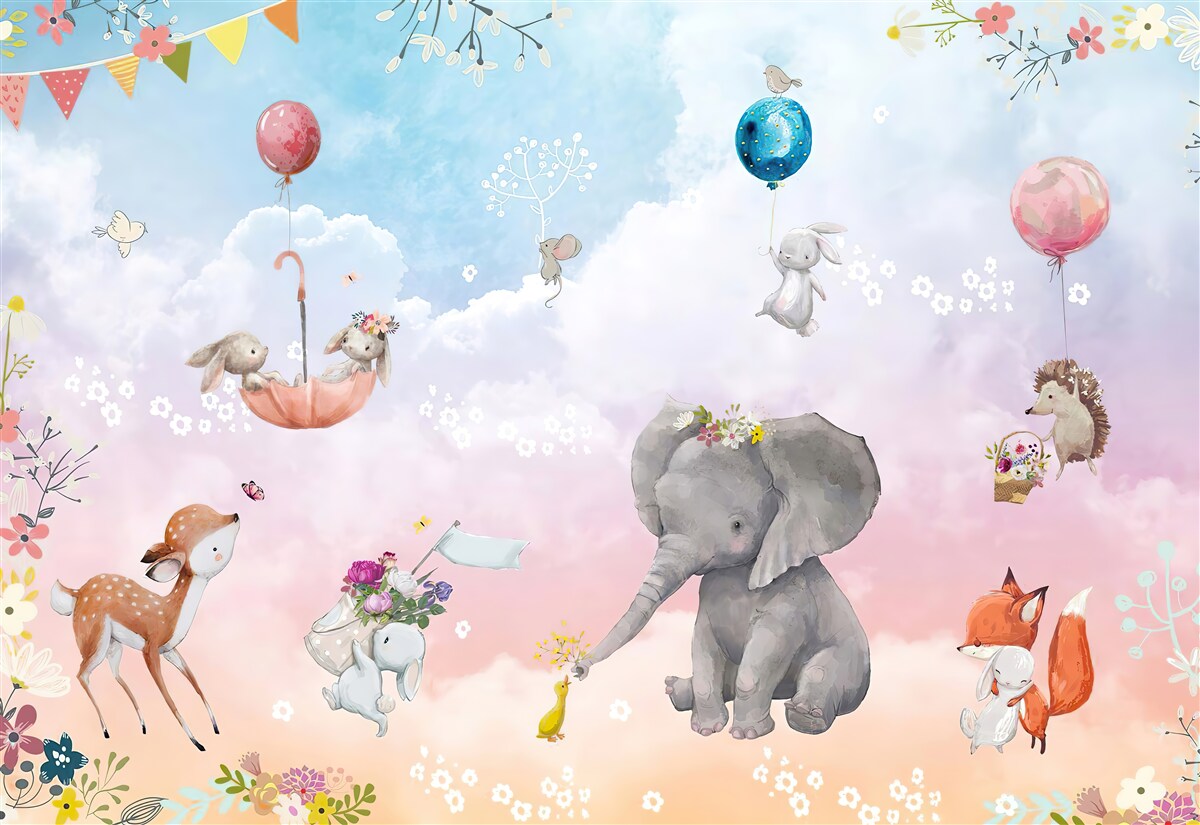 Fotobehang vakantie in het wild