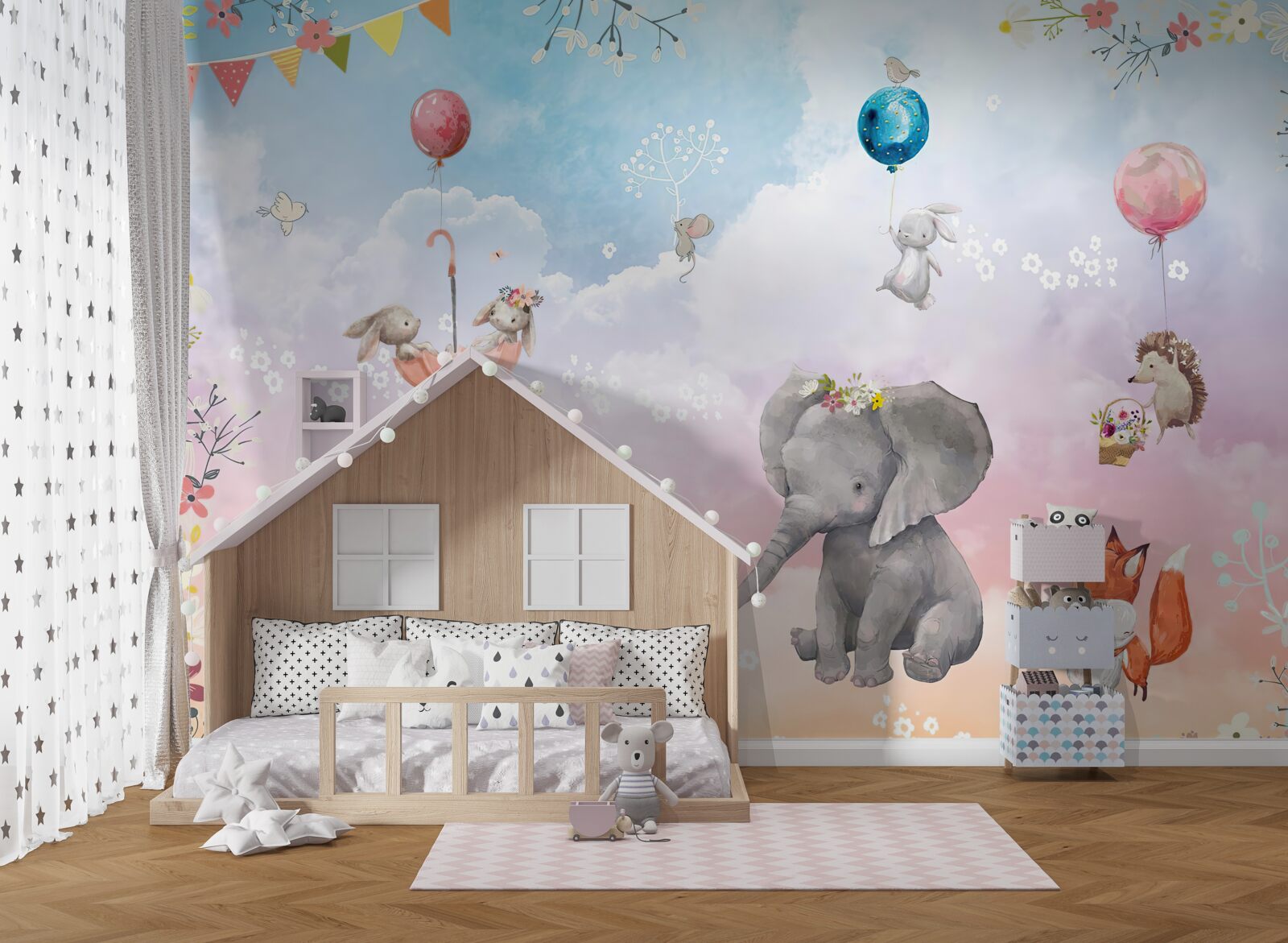 Fotobehang vakantie in het wild