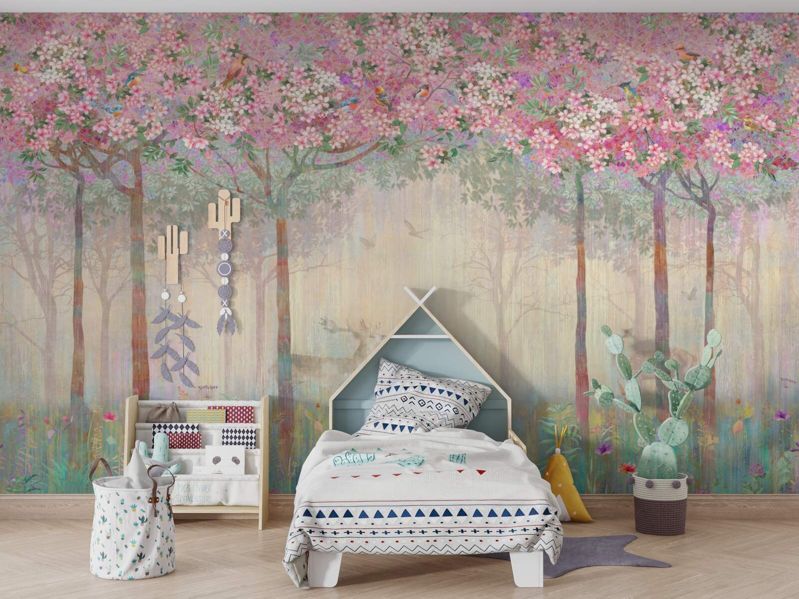 Fotobehang hal en boom