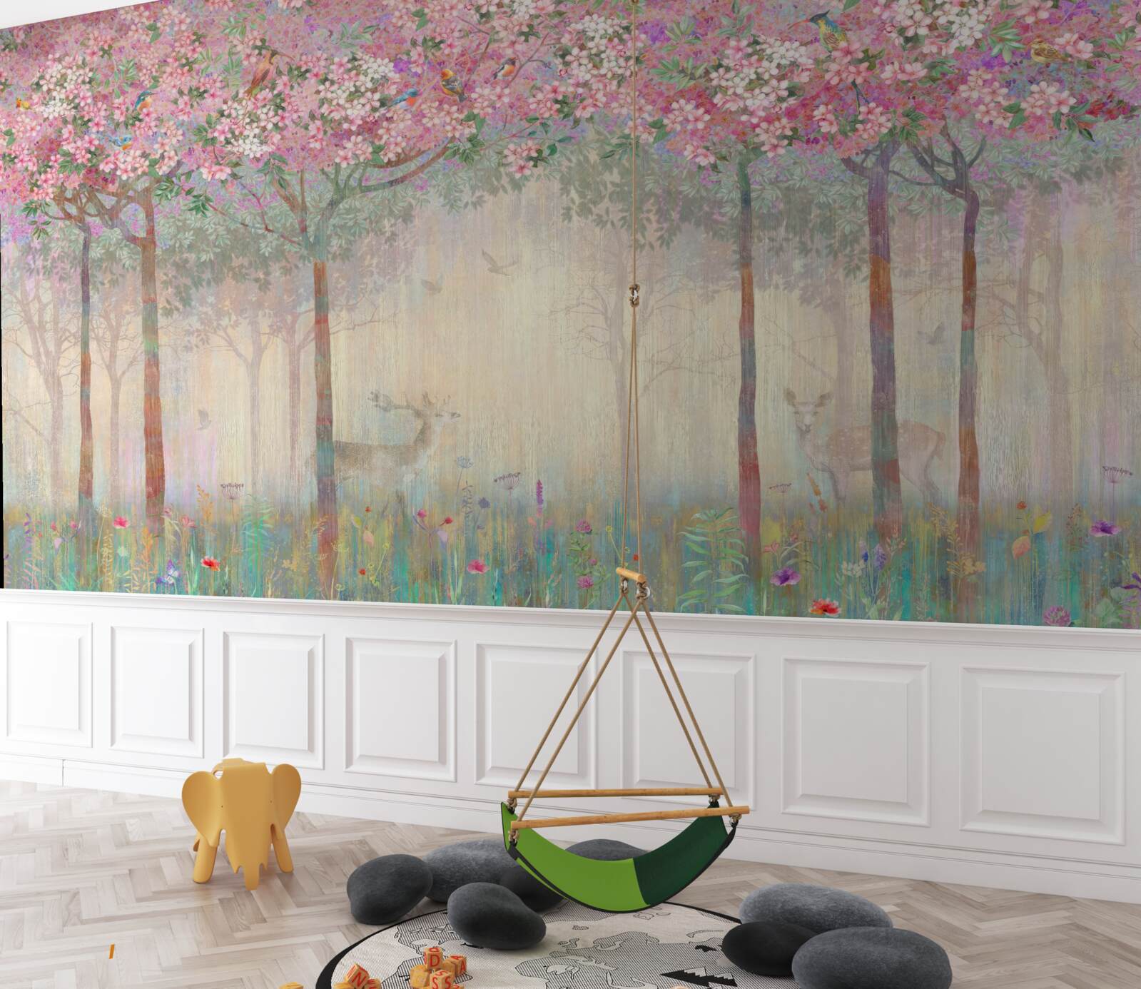 Fotobehang hal en boom