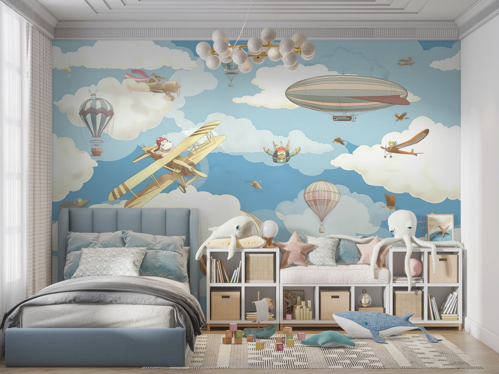 Fotobehang hal en muur