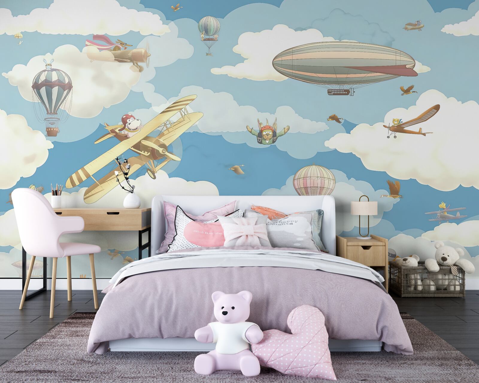 Fotobehang hal en muur