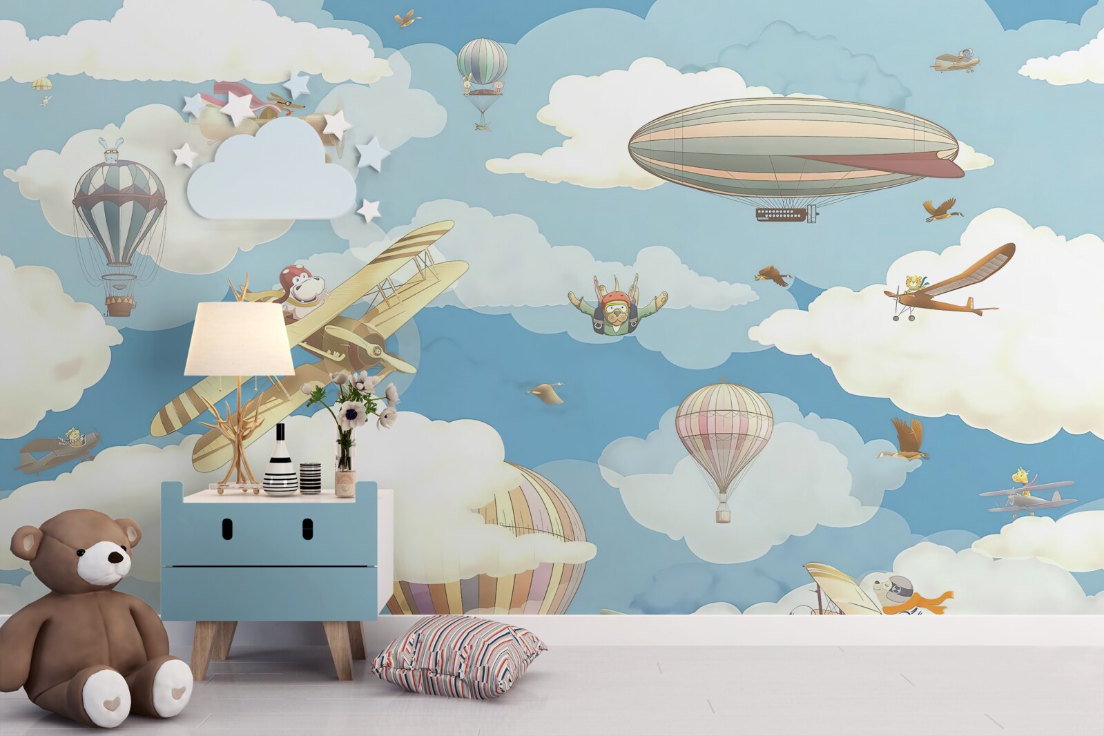 Fotobehang hal en muur