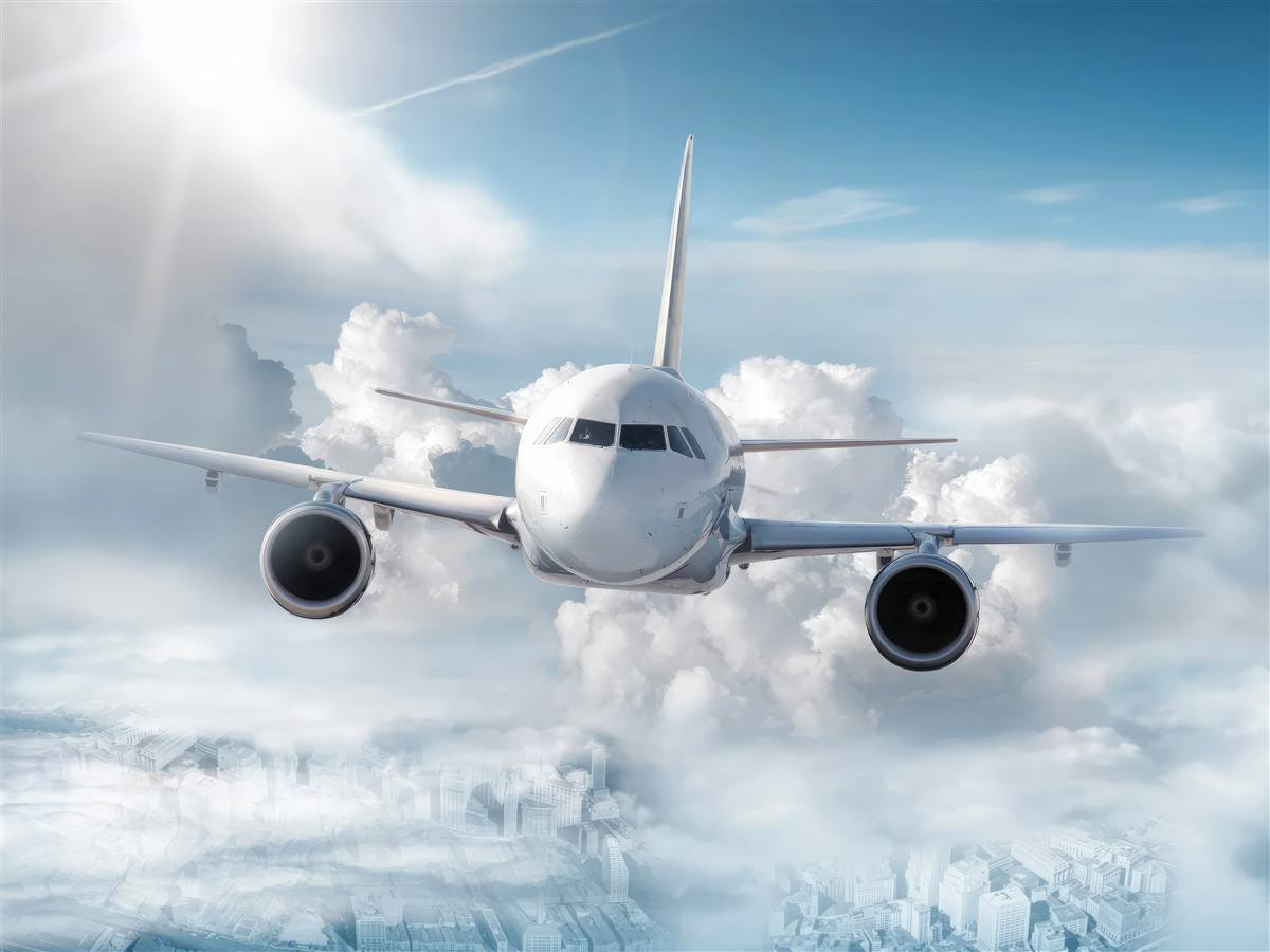 Fotobehang passagiersvliegtuigen, luchtvervoer en luchtvaarttechnologie