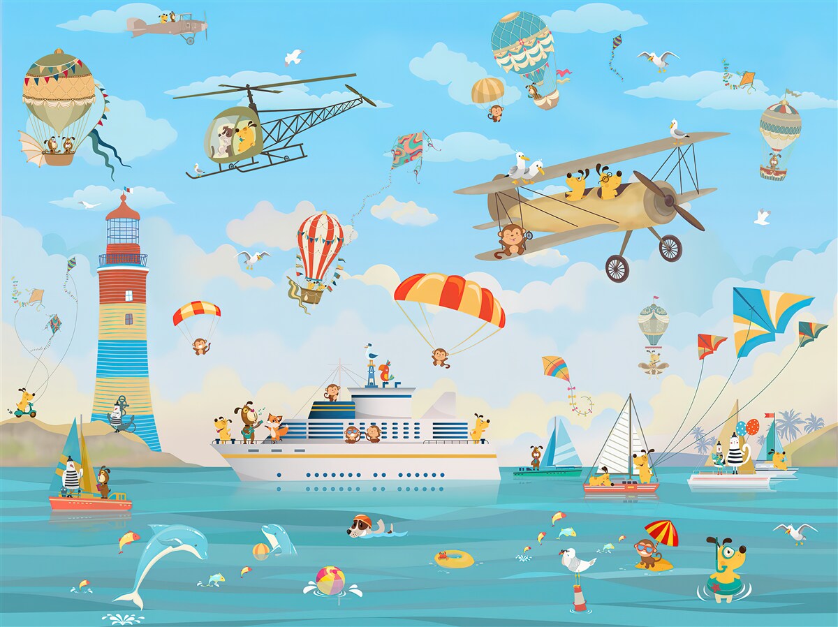 Fotobehang sticker voor de muur en de muur zelf