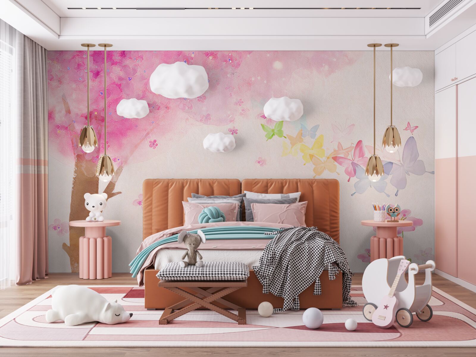 Fotobehang hal en muur