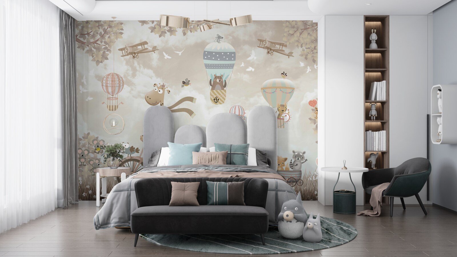 Fotobehang vrolijke dieren