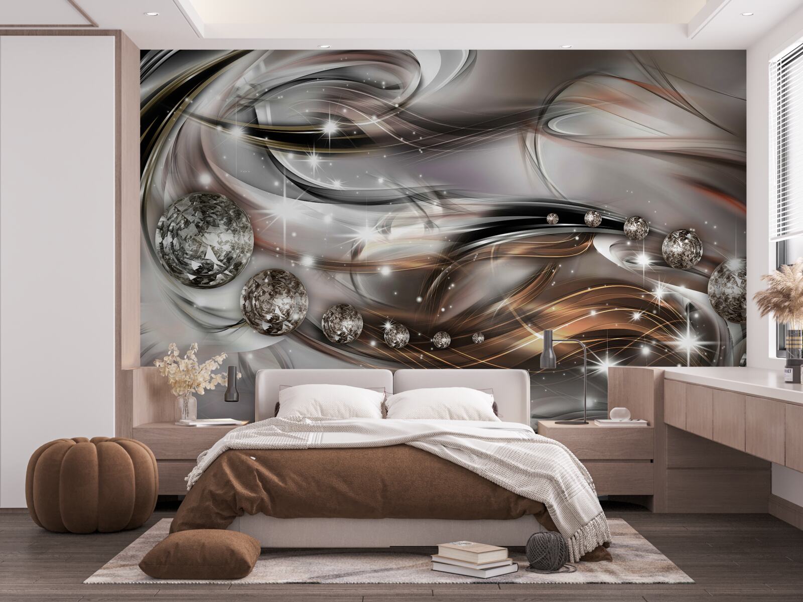 Fotobehang de fonkeling en schittering van edelstenen