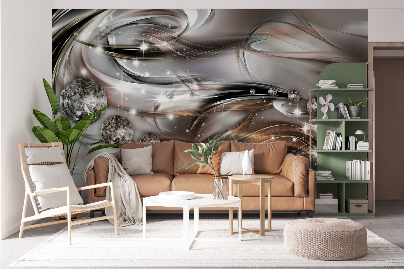 Fotobehang de fonkeling en schittering van edelstenen