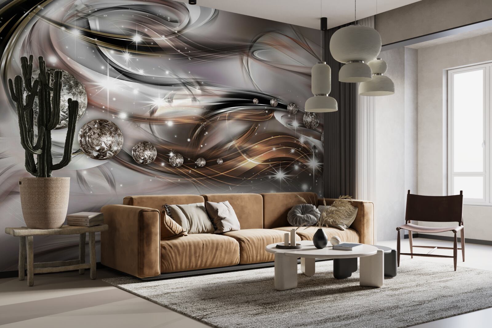 Fotobehang de fonkeling en schittering van edelstenen