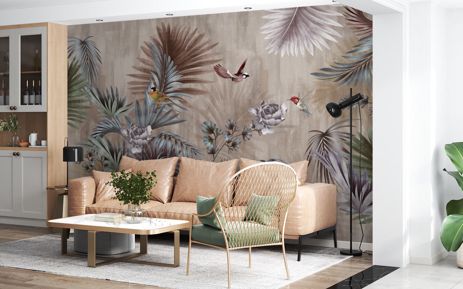 Fotobehang magische regenwouden