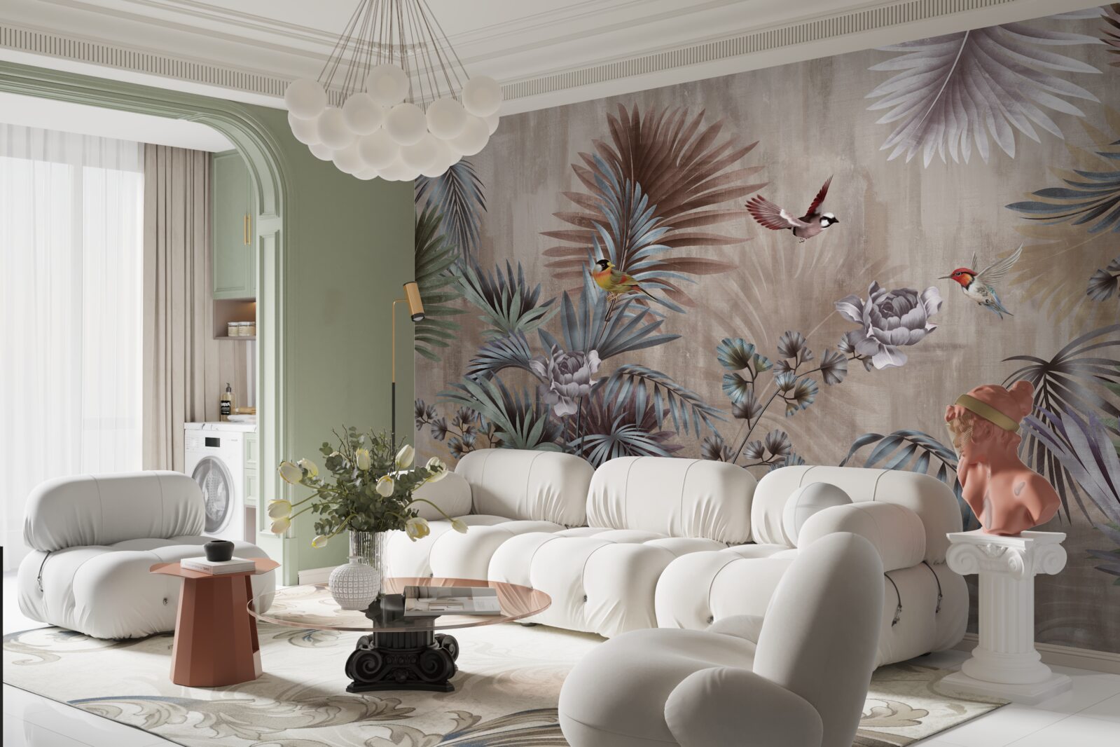 Fotobehang magische regenwouden