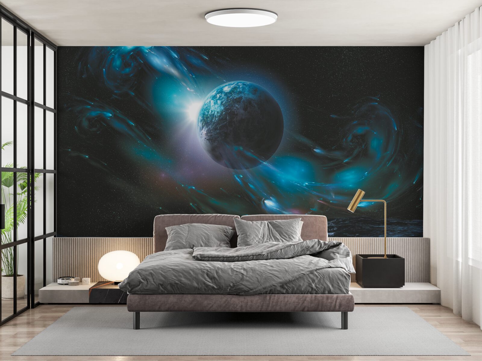 Fotobehang astronomische ruimte, het kosmische object en het universum