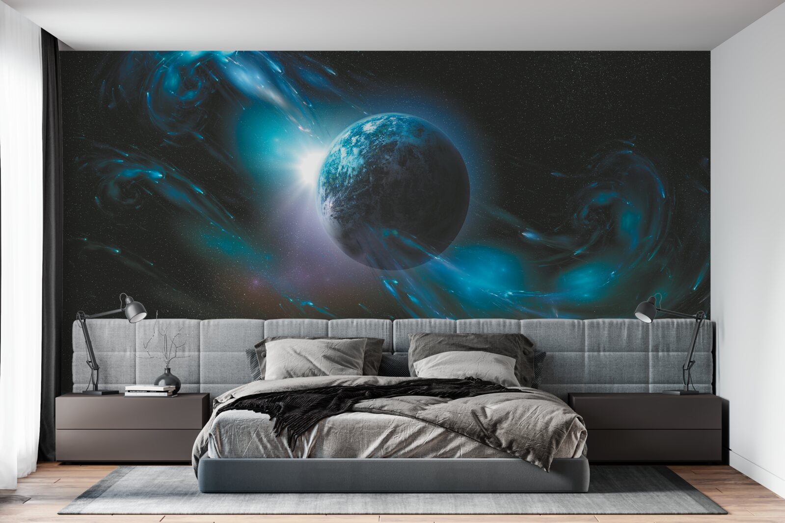 Fotobehang astronomische ruimte, het kosmische object en het universum