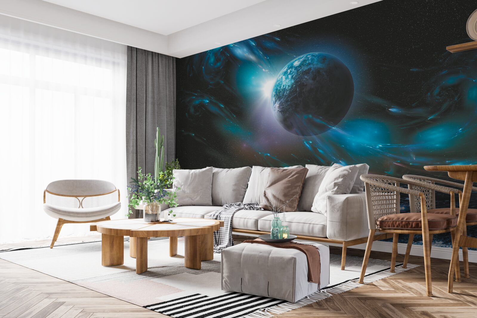 Fotobehang astronomische ruimte, het kosmische object en het universum