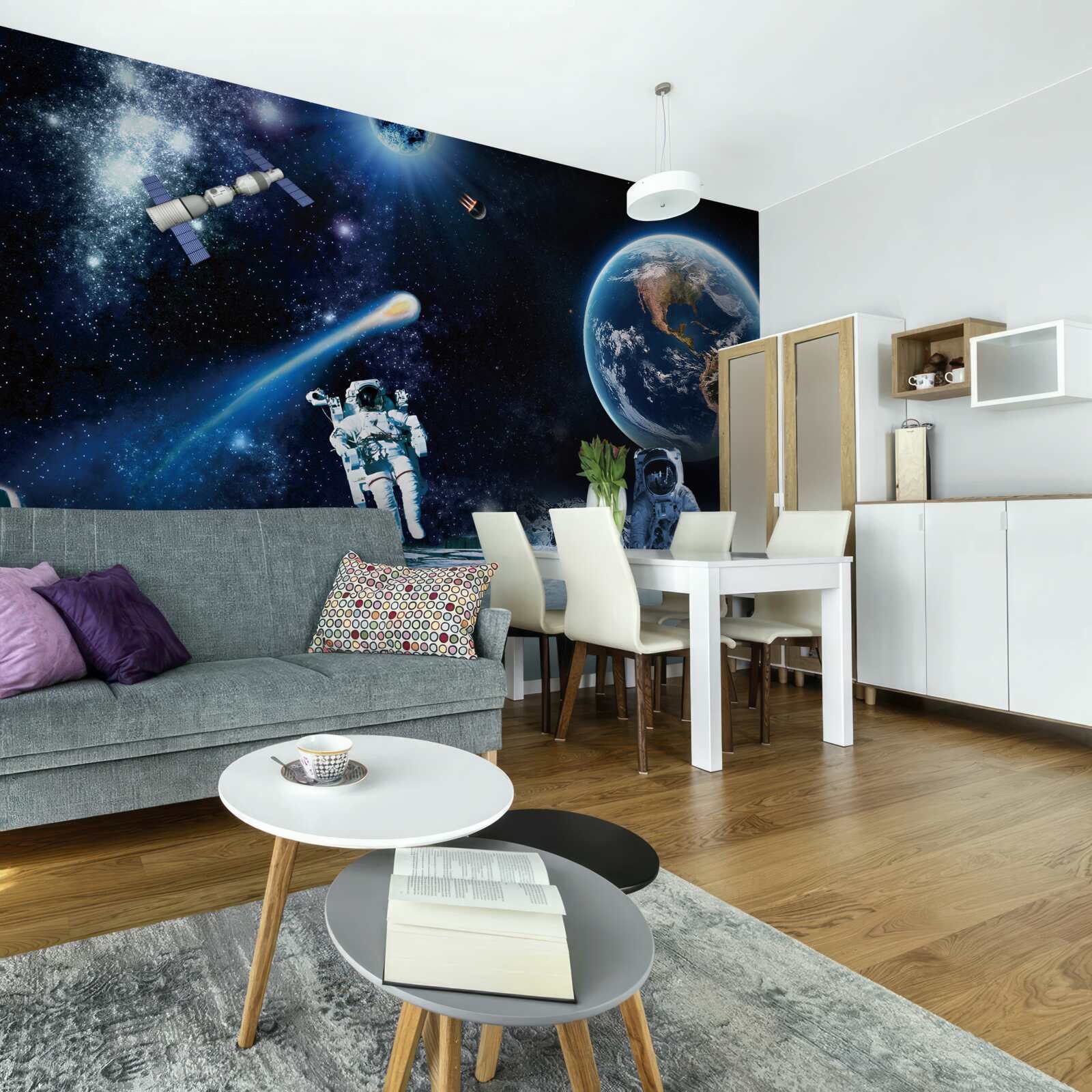 Fotobehang fresco en lucht