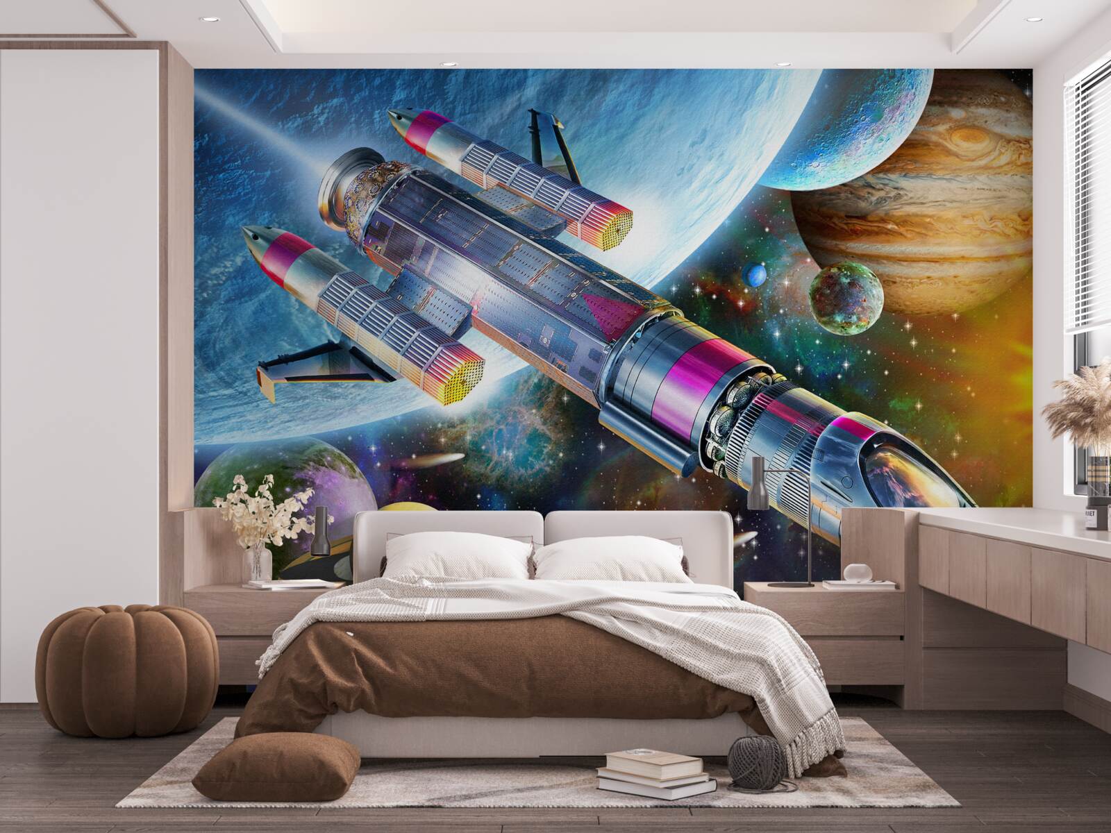 Fotobehang Ruimteomgeving, universum en satelliet