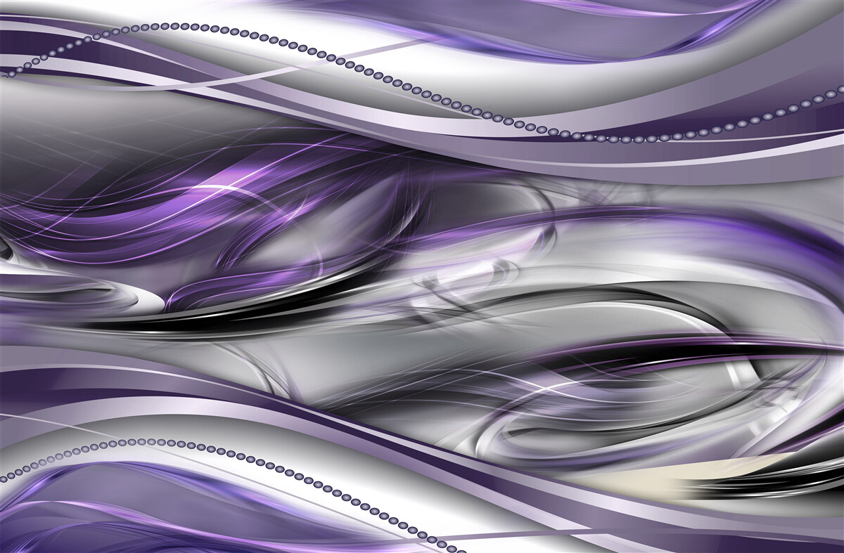 Fotobehang abstract paars beeld