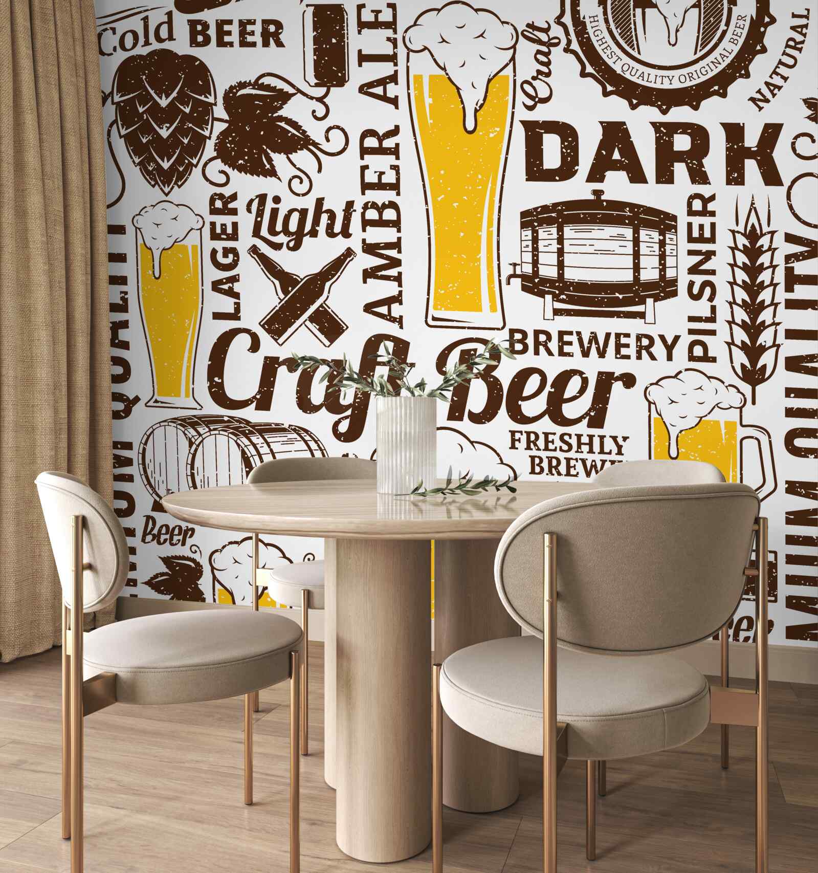 Fotobehang bier assortiment