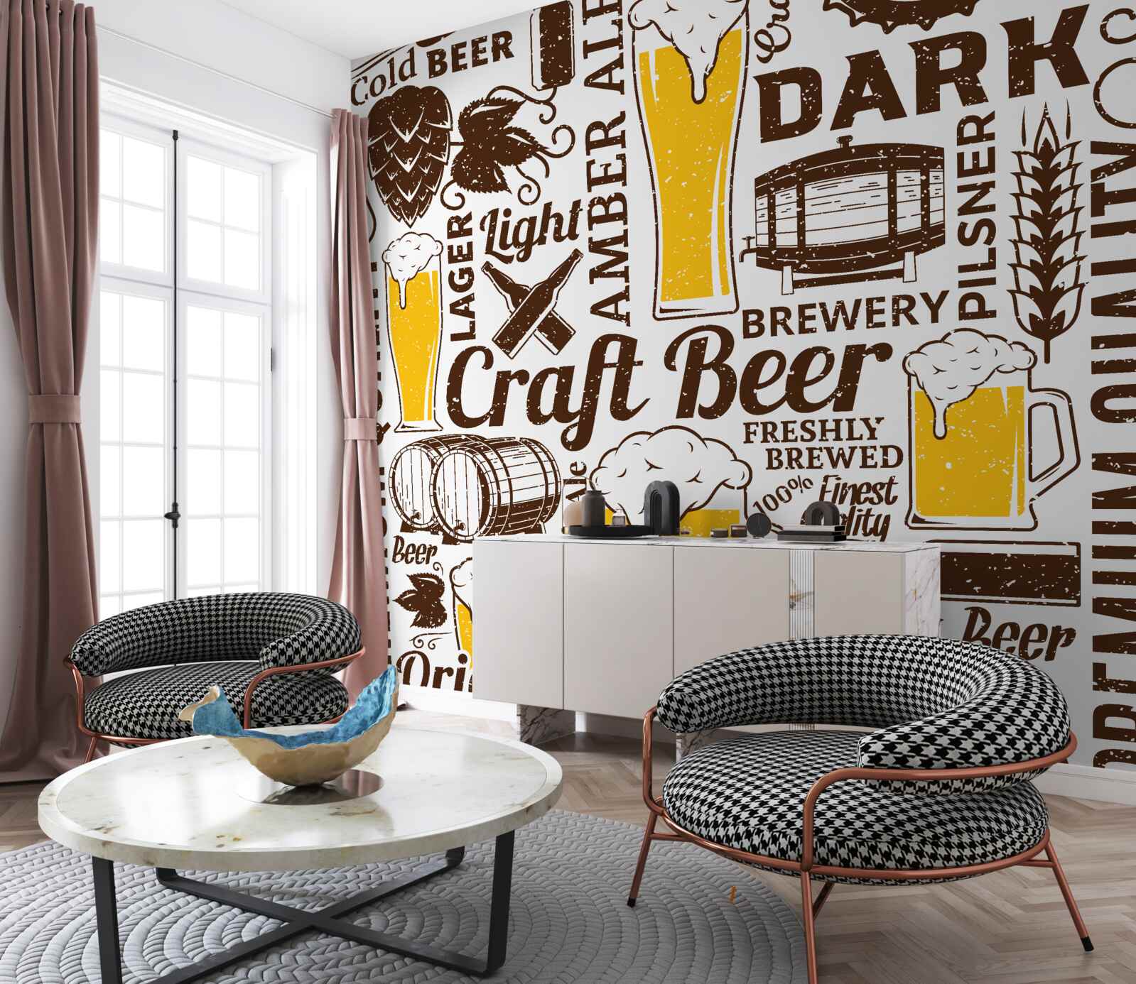 Fotobehang bier assortiment