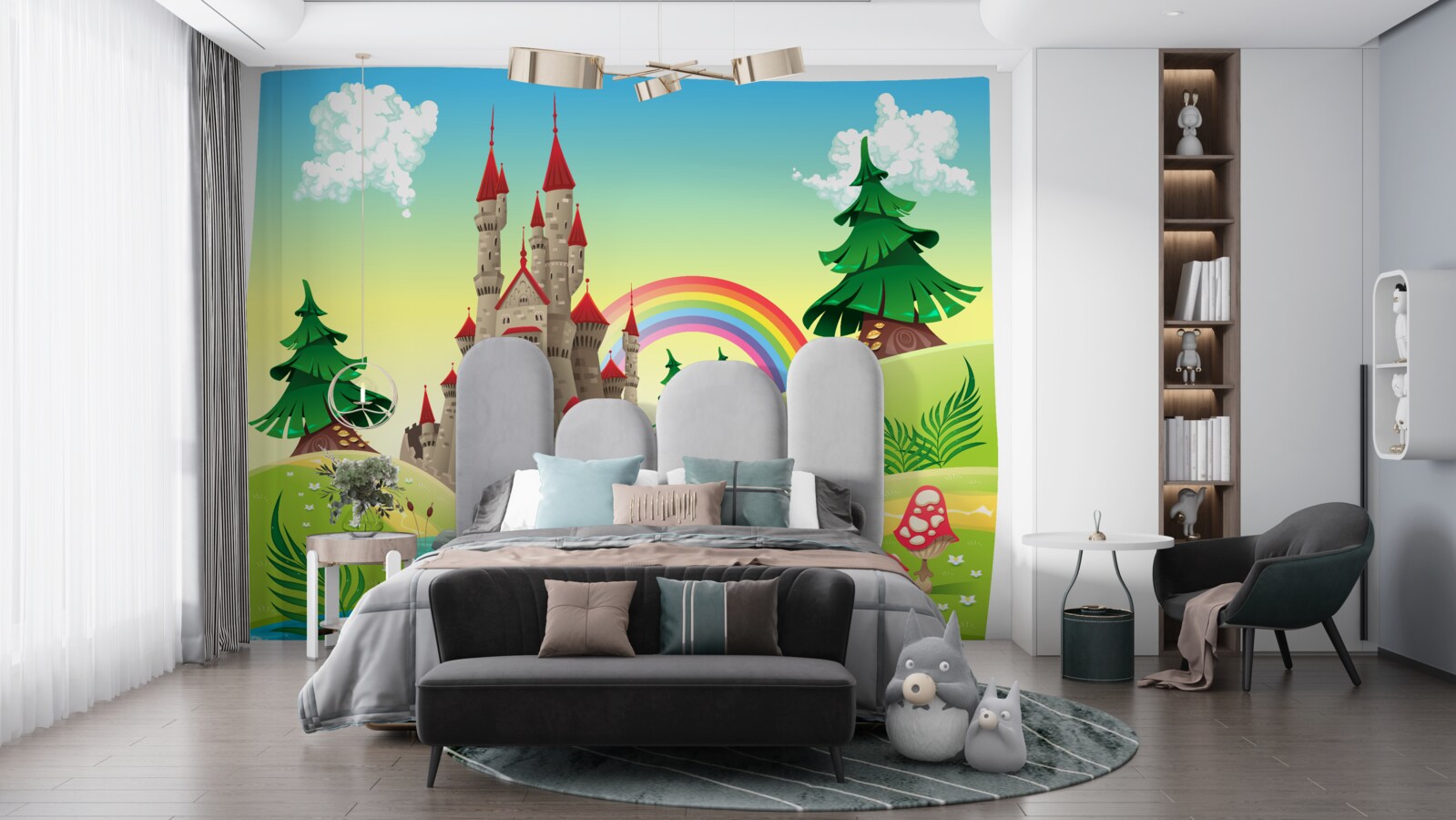 Fotobehang magisch fort
