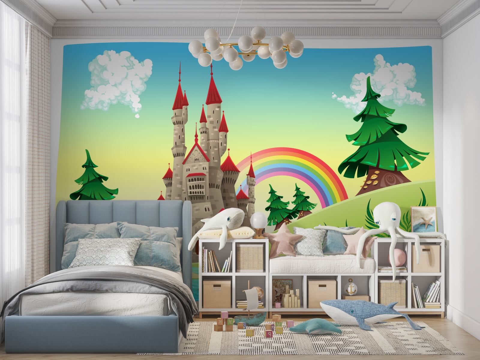 Fotobehang magisch fort