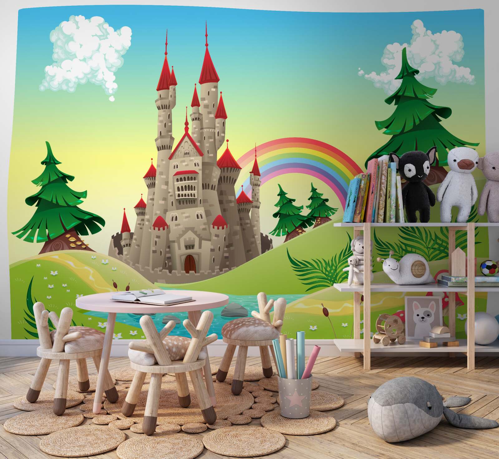 Fotobehang magisch fort