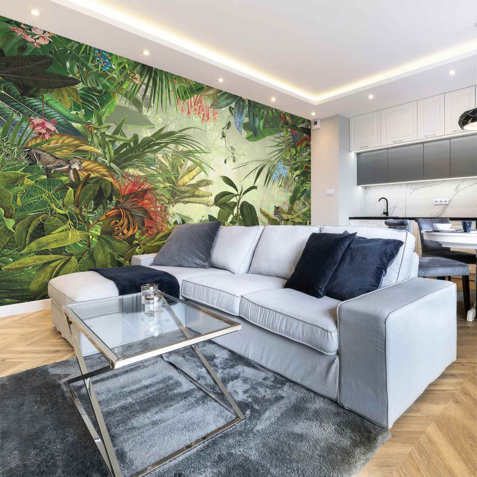 Fotobehang tropische vegetatie