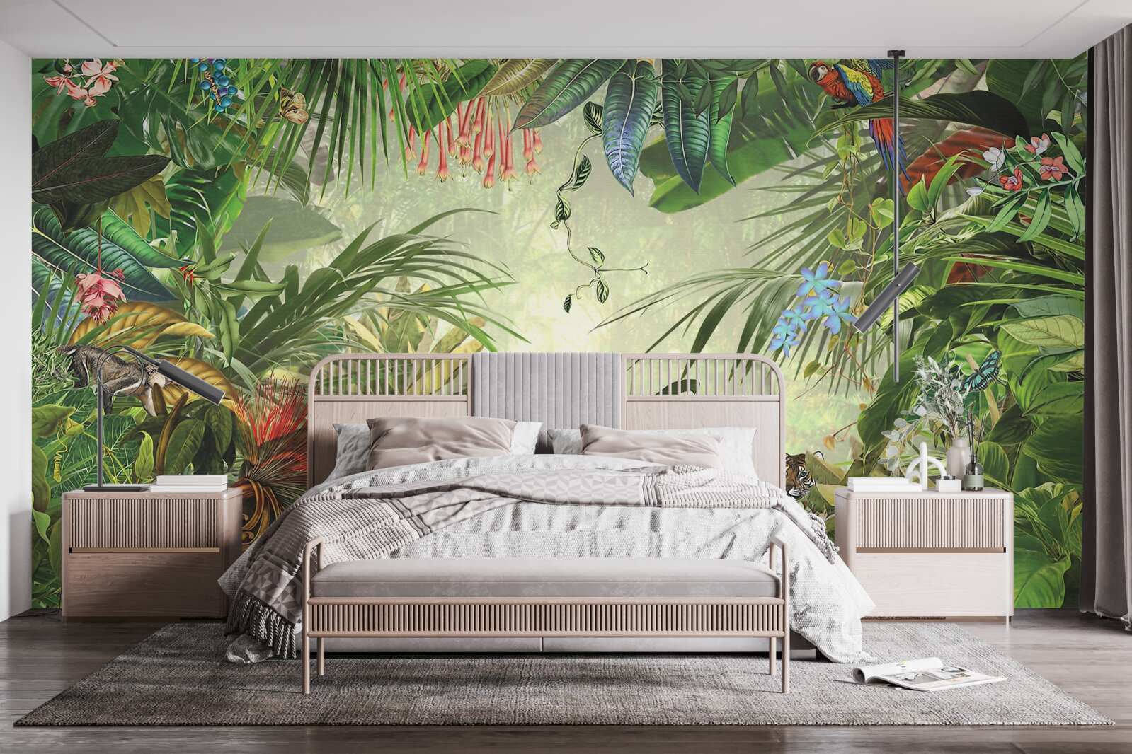 Fotobehang tropische vegetatie