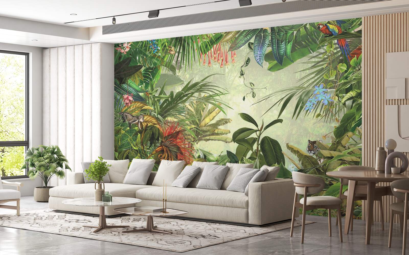 Fotobehang tropische vegetatie