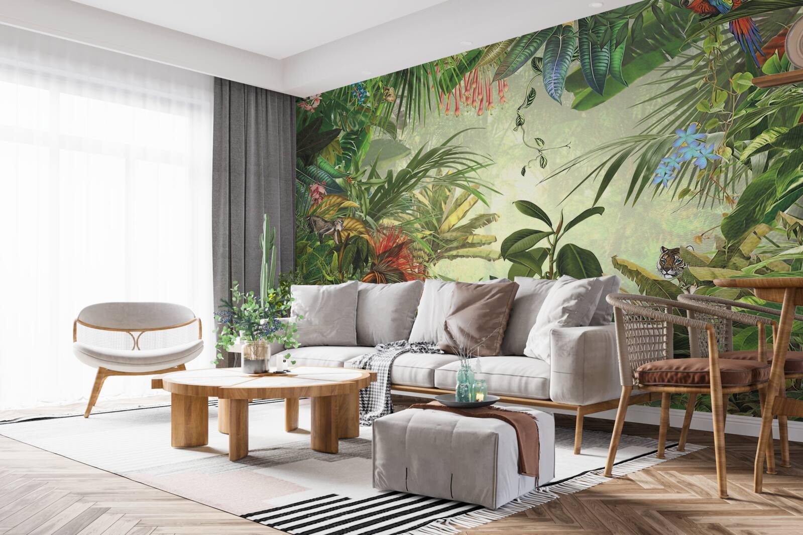 Fotobehang tropische vegetatie