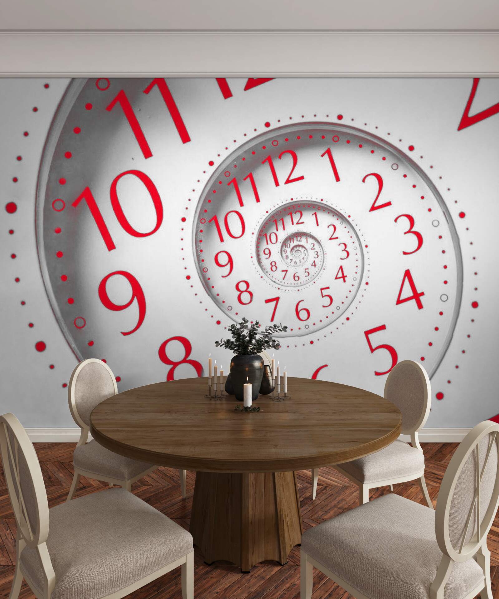 Fotobehang continuïteit van tijd