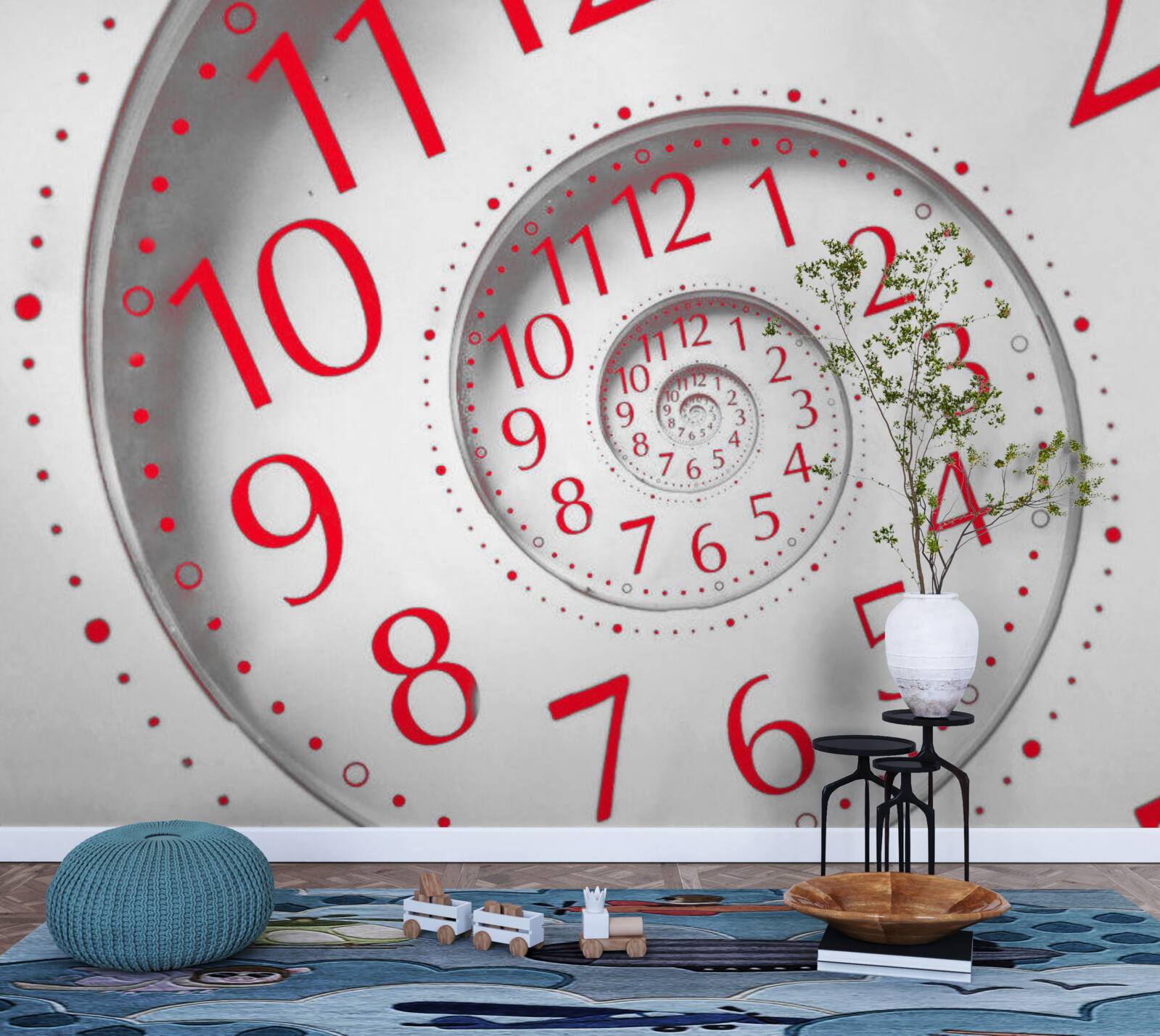 Fotobehang continuïteit van tijd