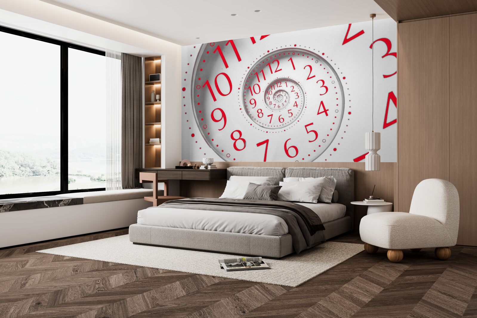 Fotobehang continuïteit van tijd