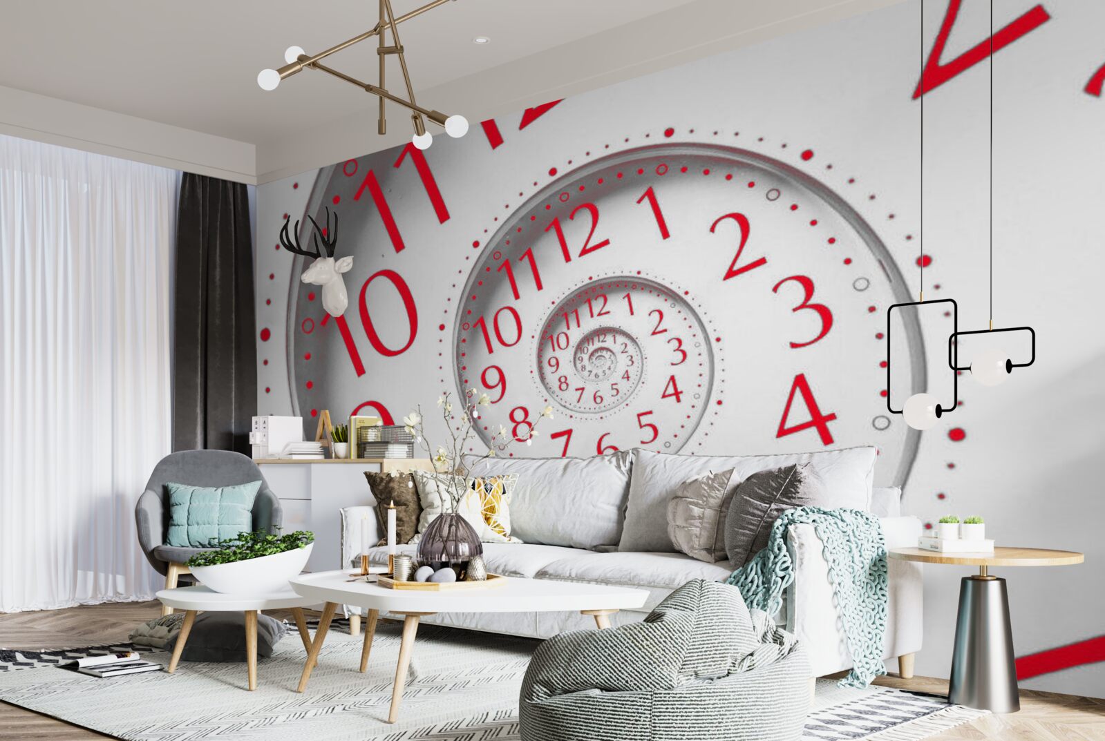 Fotobehang continuïteit van tijd