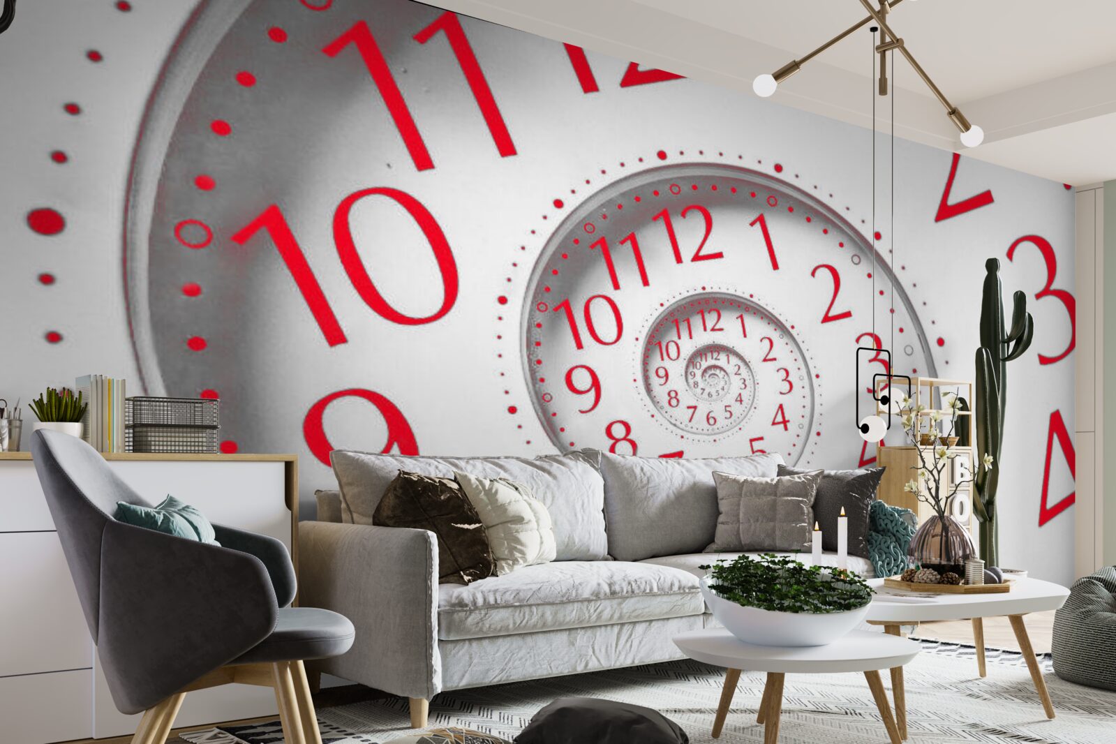 Fotobehang continuïteit van tijd