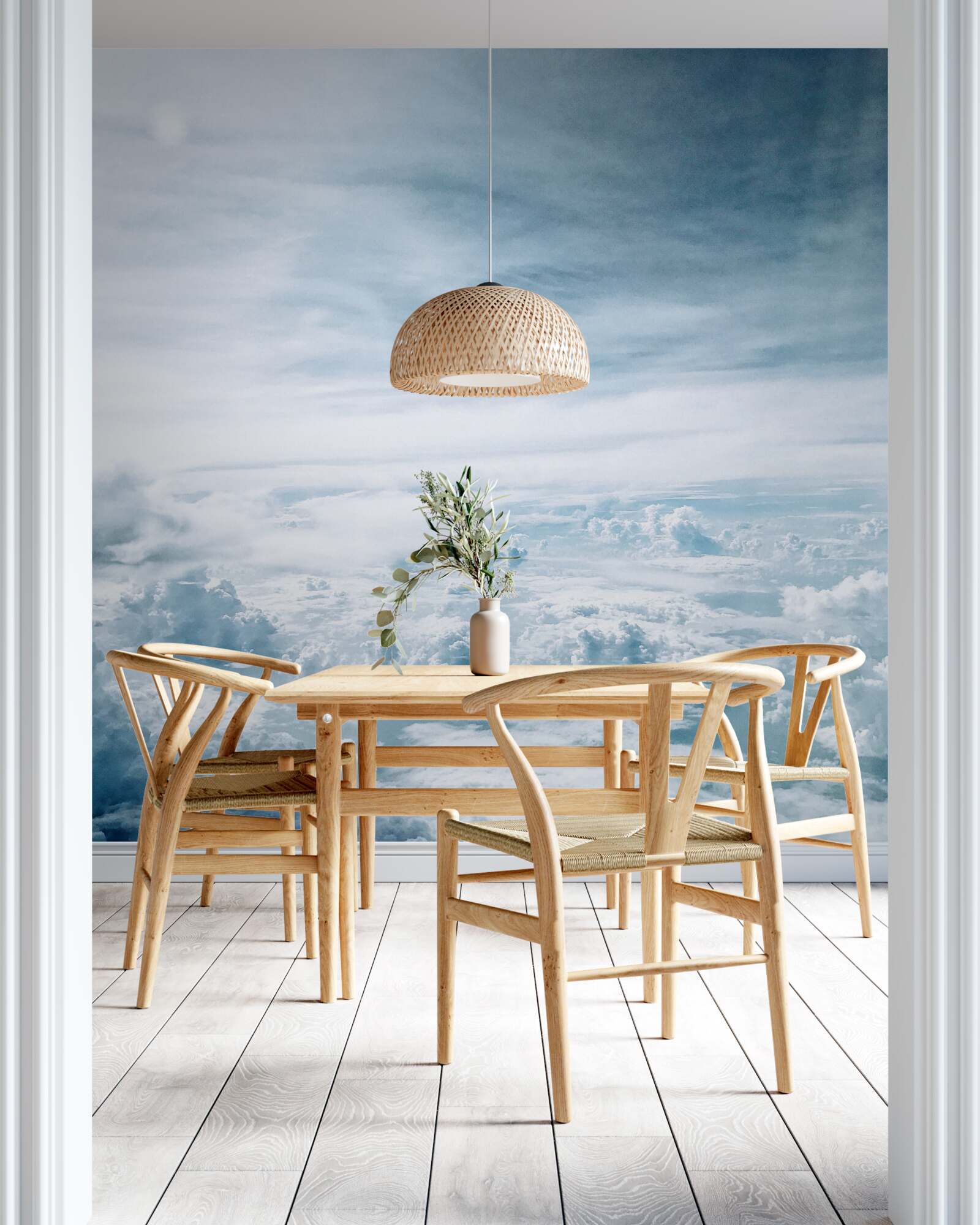 Fotobehang majestueuze wolken aan de hemel