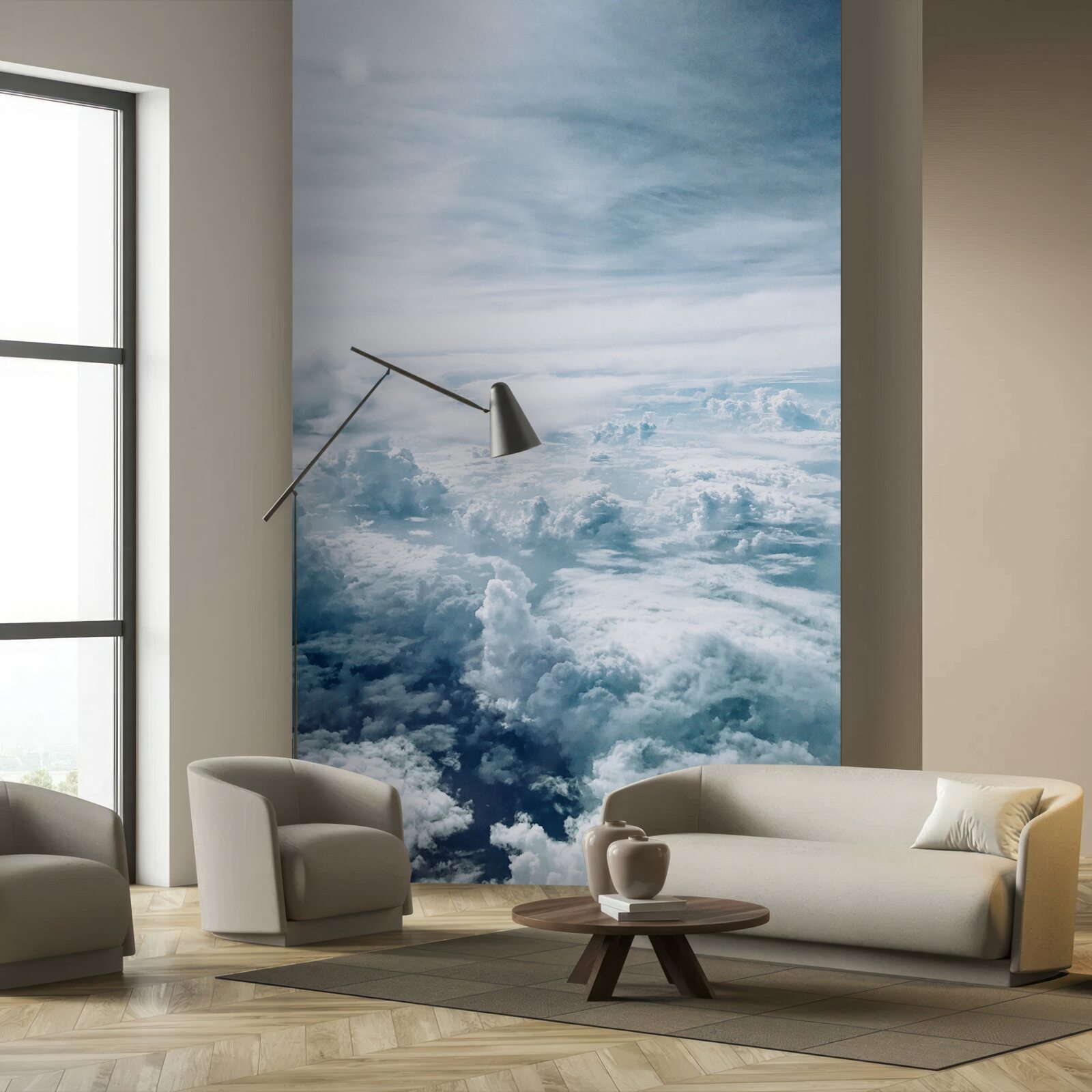 Fotobehang majestueuze wolken aan de hemel