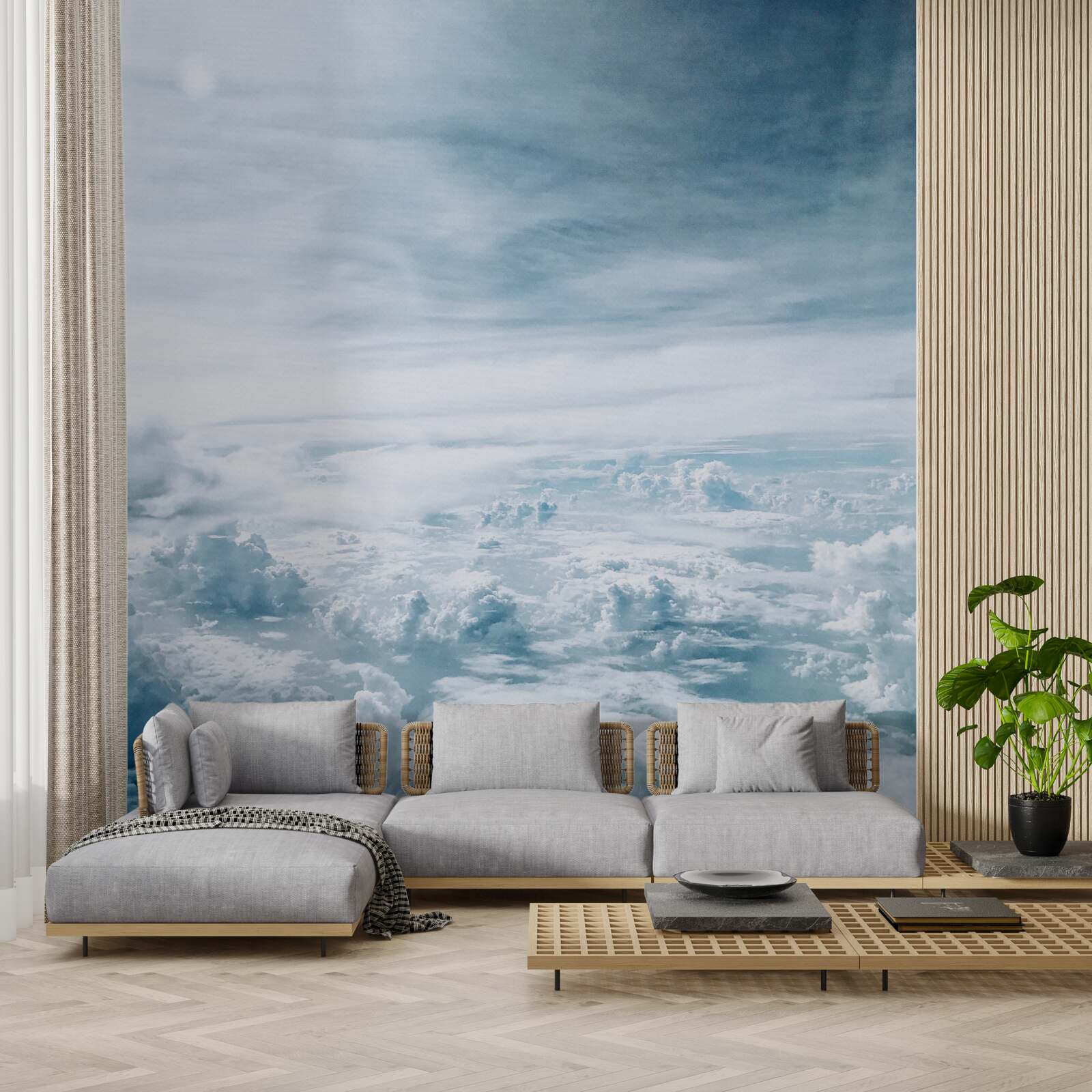 Fotobehang majestueuze wolken aan de hemel