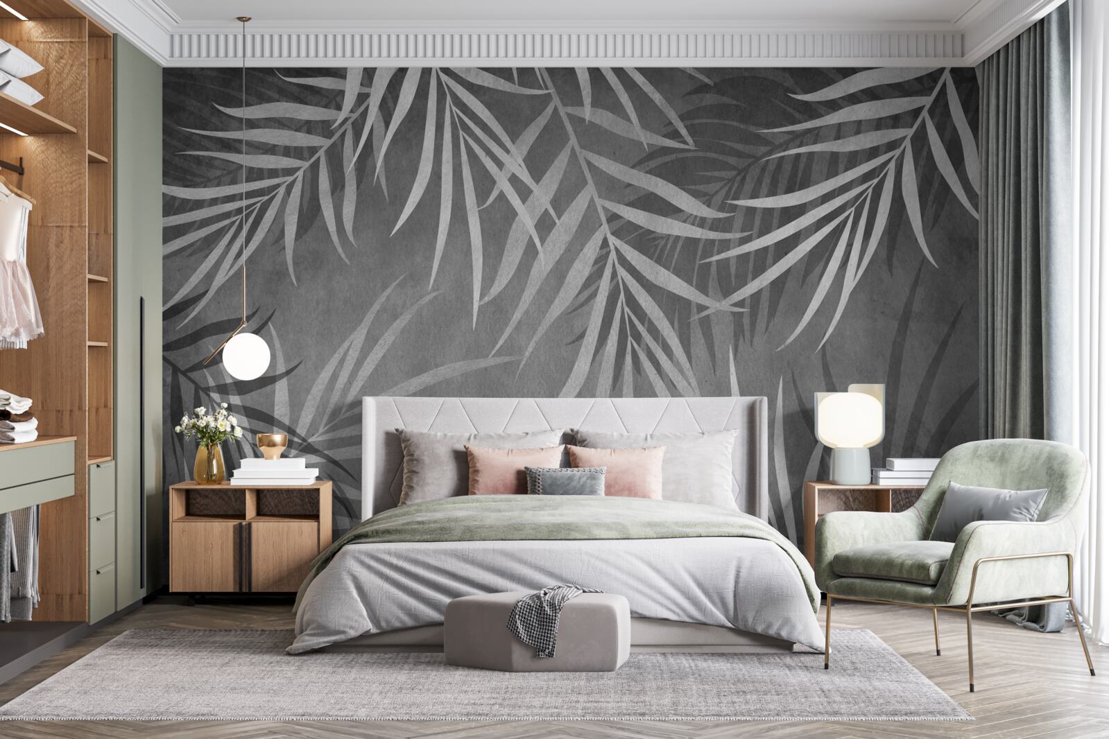 Fotobehang nachtvaren