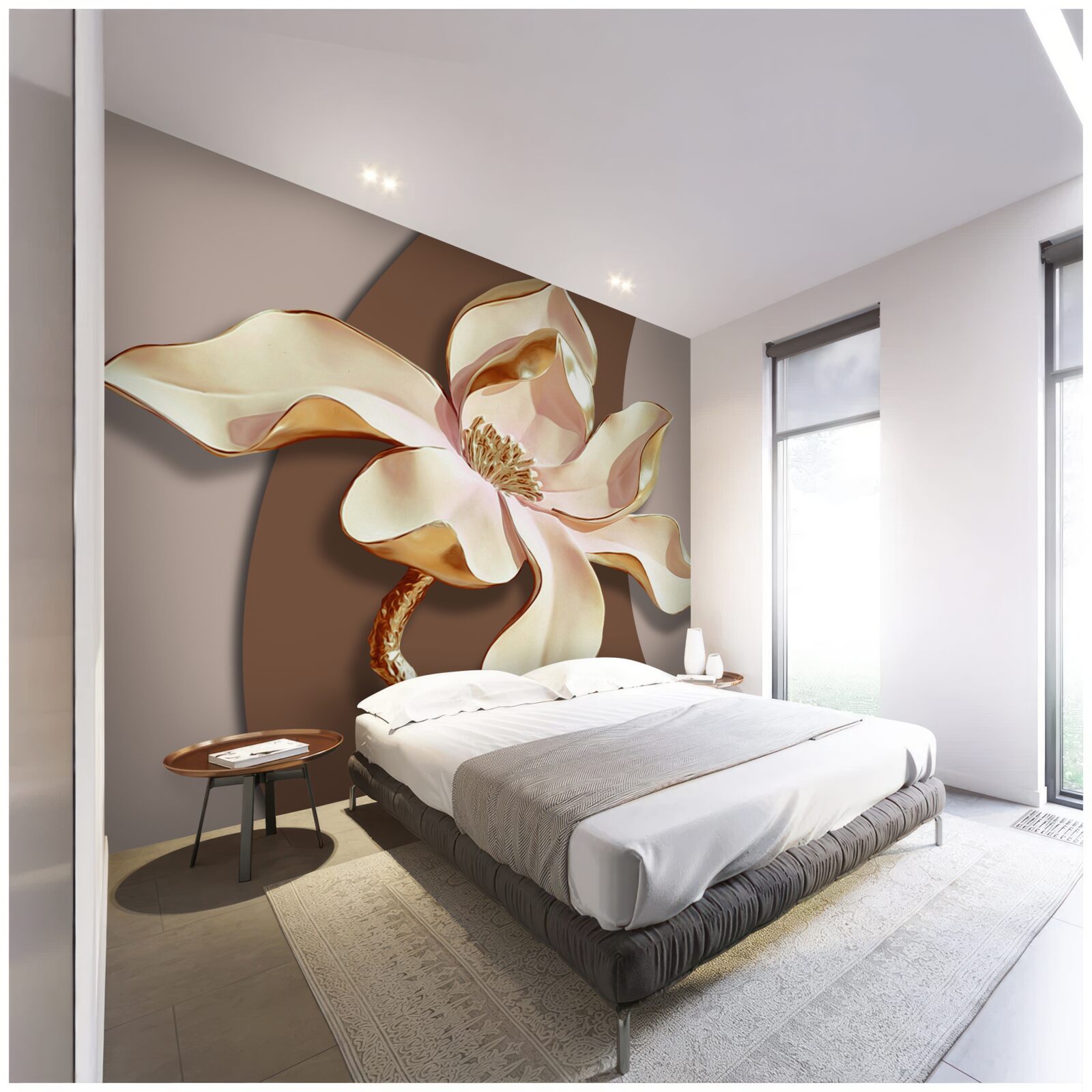 Fotobehang keramische lelie