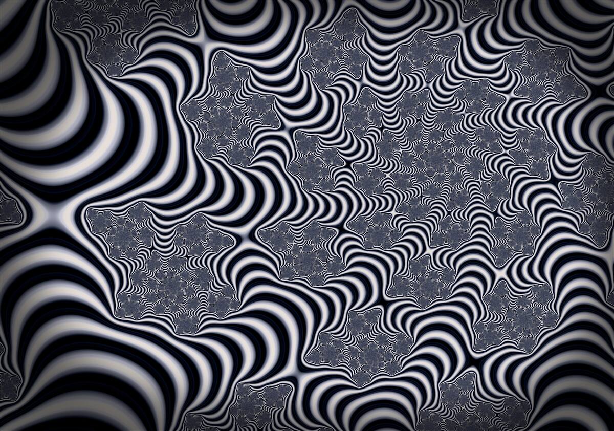 Fotobehang buizen met riemen die zich over een afstand uitstrekken